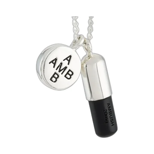 Pill Logo Necklace