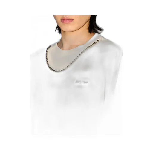 Ball-Chain Crewneck T-Shirt
