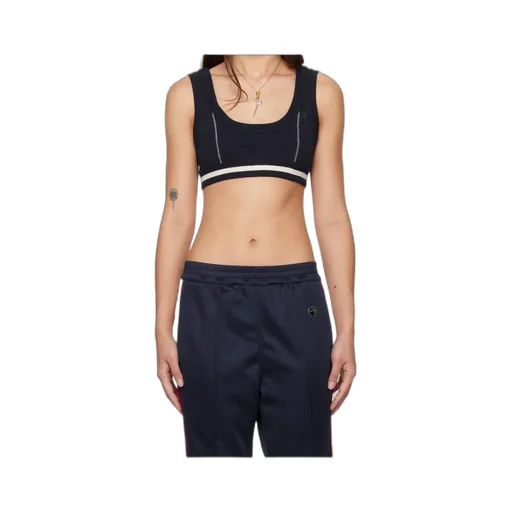 Contrast Stitch Knitted Top