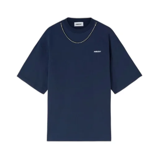 Ball-Chain Crewneck T-Shirt