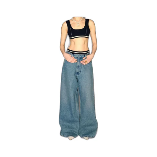 Wide-Leg Jeans