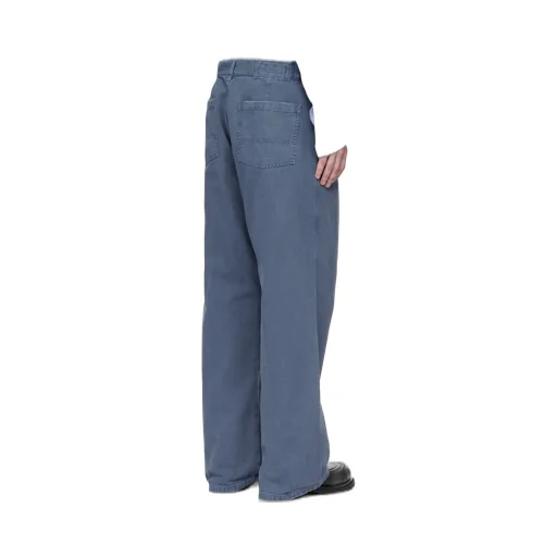 Cotton Straight-Leg Trousers