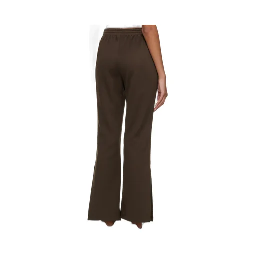 Pintuck Slit-Detail Track Pants