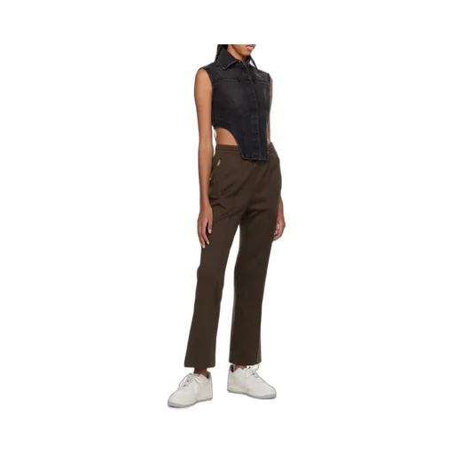 Pintuck Slit-Detail Track Pants