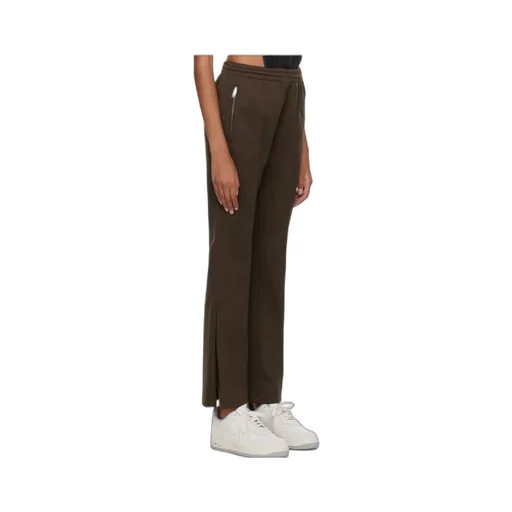 Pintuck Slit-Detail Track Pants