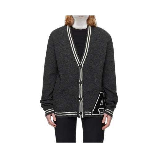Varsity Letter Wool Cardigan