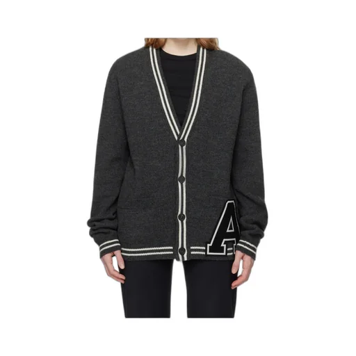 Varsity Letter Wool Cardigan