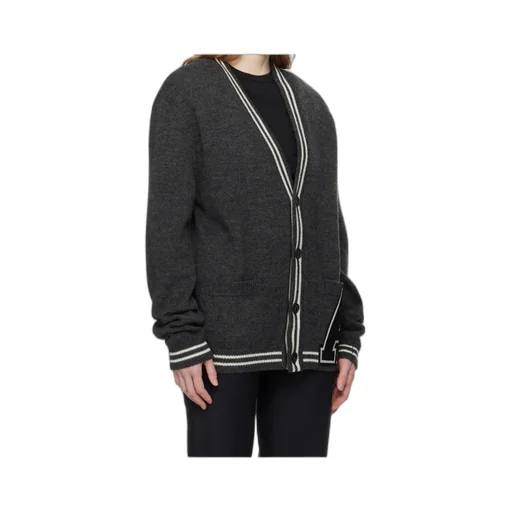 Varsity Letter Wool Cardigan