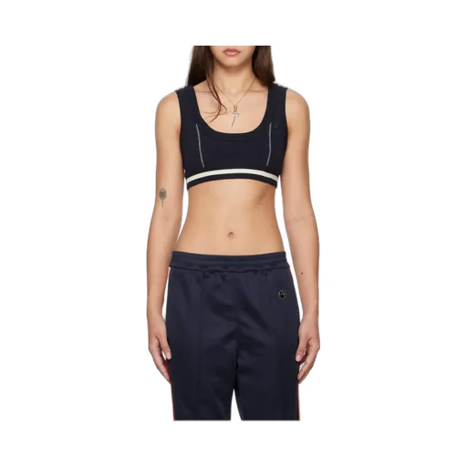 Contrast Stitch Knitted Top