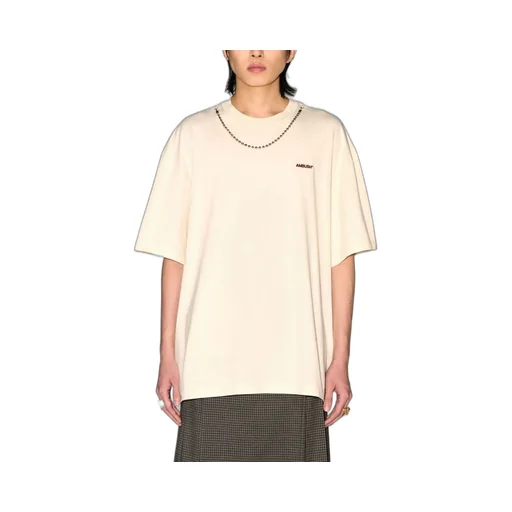 Ball-Chain Crewneck T-Shirt