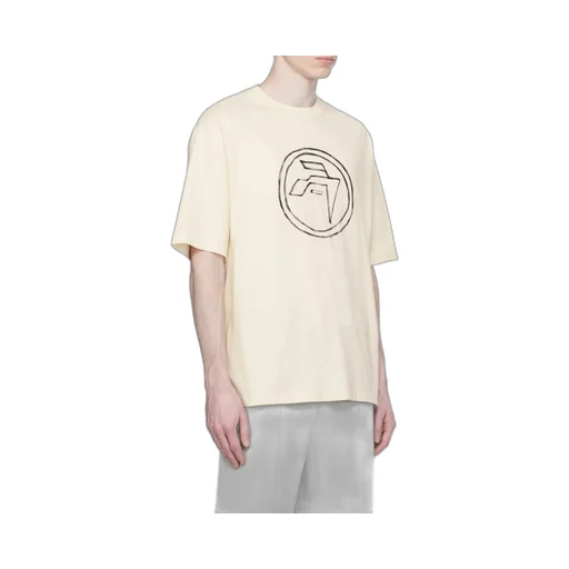 Emblem Printed Crewneck T-Shirt