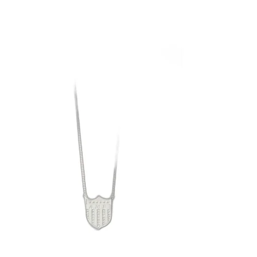 Varsity Shield Embellished Necklace