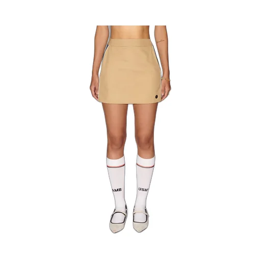 Sponge Logo Plaque Mini Skirt