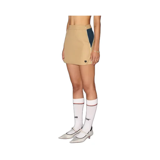Sponge Logo Plaque Mini Skirt
