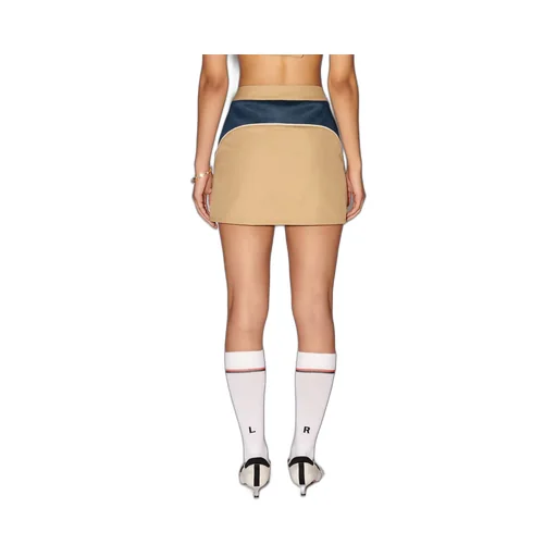 Sponge Logo Plaque Mini Skirt