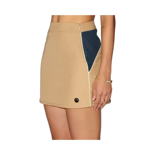 Sponge Logo Plaque Mini Skirt