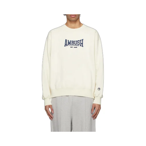 Logo Embroidered Crewneck Sweatshirt