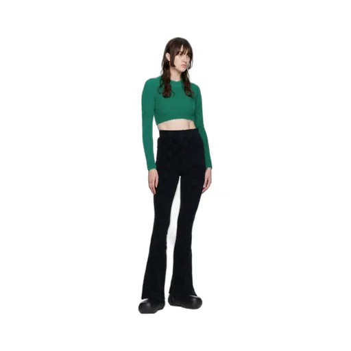 Crop Fur Turtle Neck