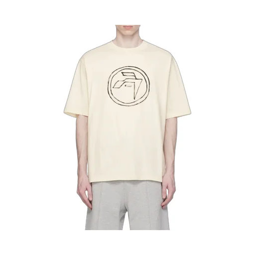 Emblem Printed Crewneck T-Shirt