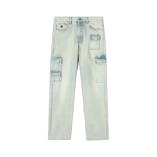 Slim Denim Cargo Jeans
