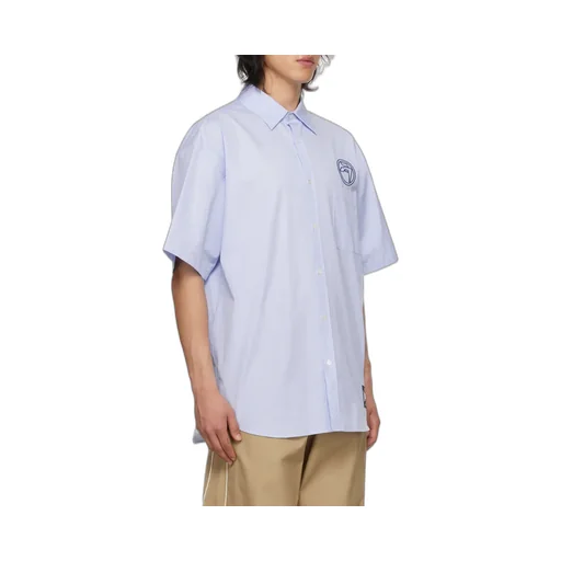 Striped Circle Amblem Shirt