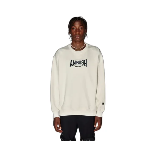 Logo Embroidered Crewneck Sweatshirt