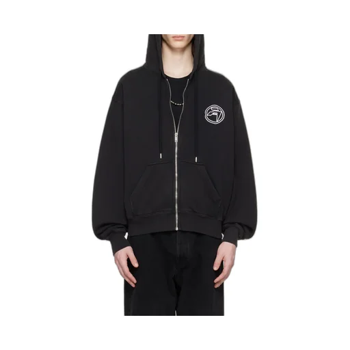 Amblem Zip-Up Hoodie