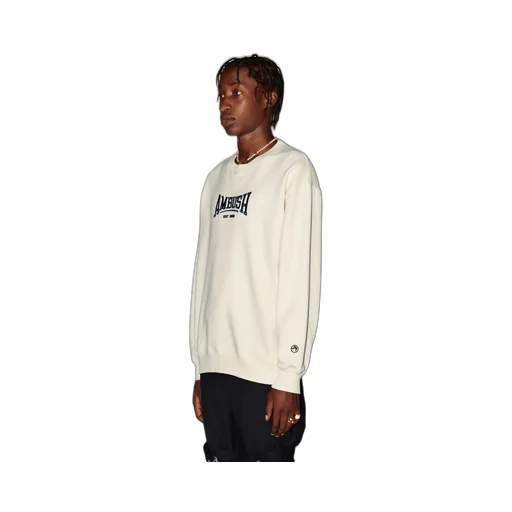 Logo Embroidered Crewneck Sweatshirt