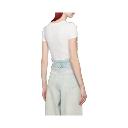 Oversized Bow Cotton T-Shirt