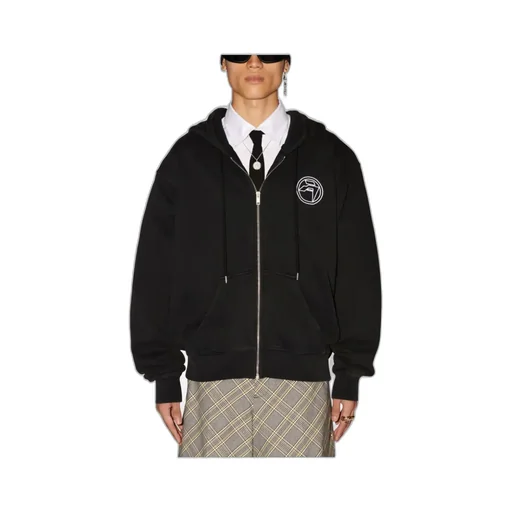 Amblem Zip-Up Hoodie
