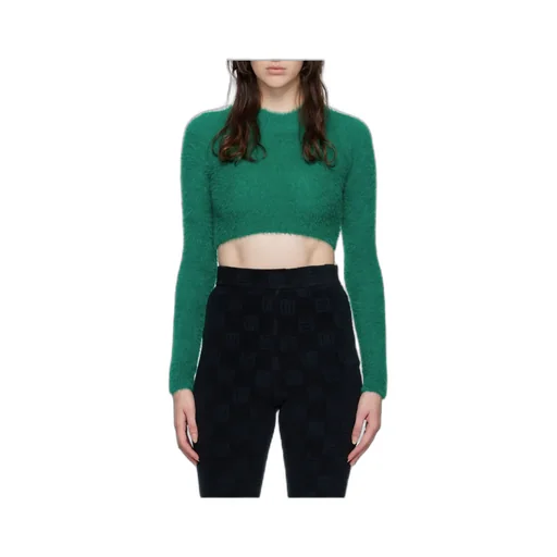 Crop Fur Turtle Neck