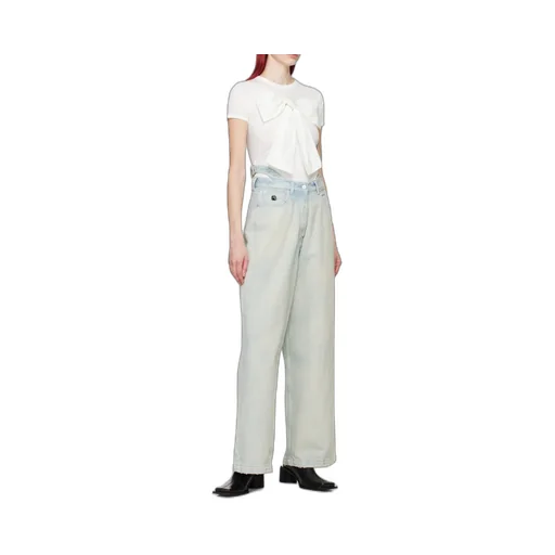 Oversized Bow Cotton T-Shirt