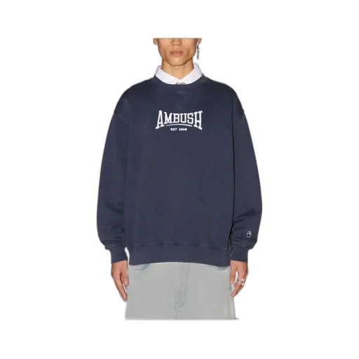 Logo Embroidered Crewneck Sweatshirt