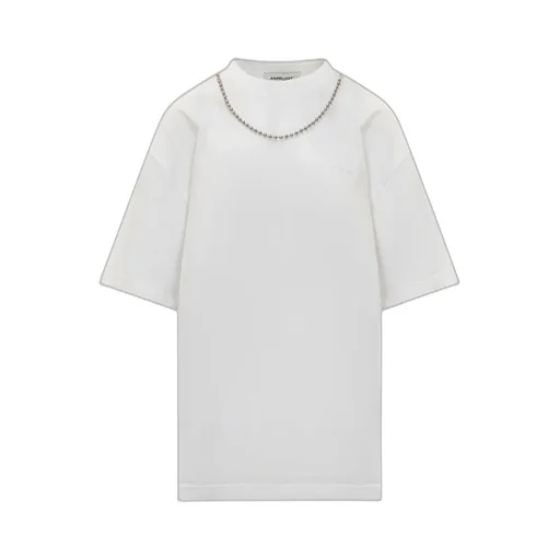 Ballchain Embellished Crewneck T-Shirt