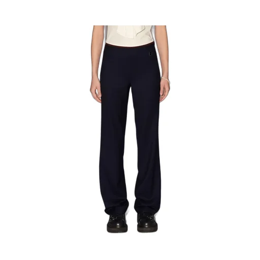 Slim-Cut Logo-Plaque Trousers