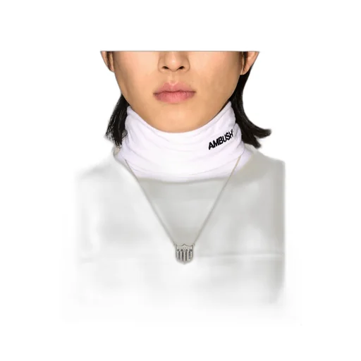 Varsity Shield Embellished Necklace