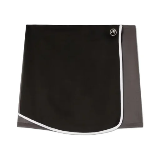 Back Pleat Detailed Mini Track Skirt