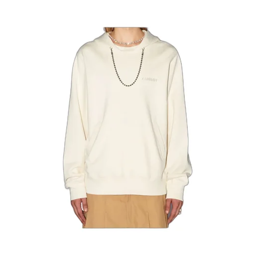 Ballchain Embellished Logo Embroidered Hoodie