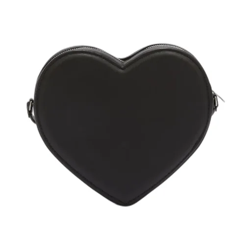 Heart Logo Plaque Crossbody Bag