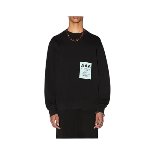 Logo Patch Crewneck Sweatshirt