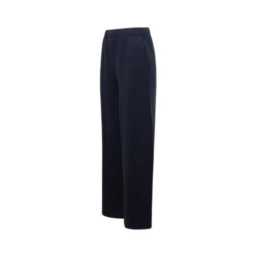 Straight-Leg Elasticated-Waistband Trousers