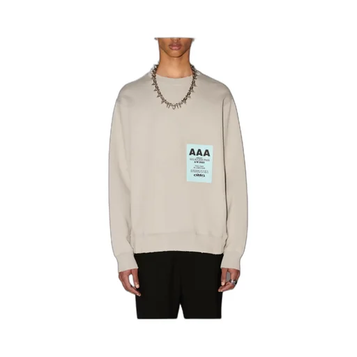Logo Patch Crewneck Sweatshirt