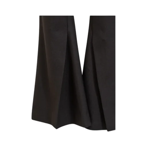 Tailored-Cut Flared Trousers