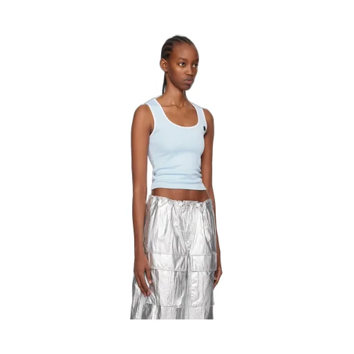 Heart-Motif Cut-Out Sleeveless Top