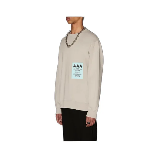 Logo Patch Crewneck Sweatshirt