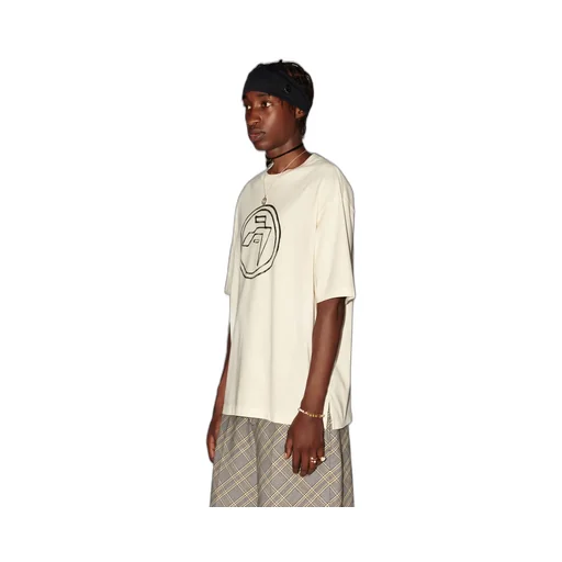 Emblem Printed Crewneck T-Shirt