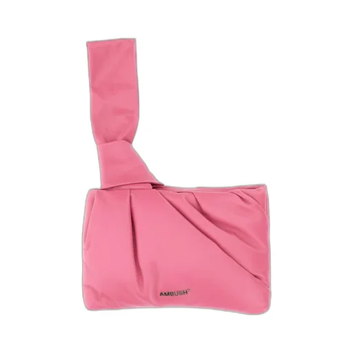 Logo Lettering Wrist Clutch Bag