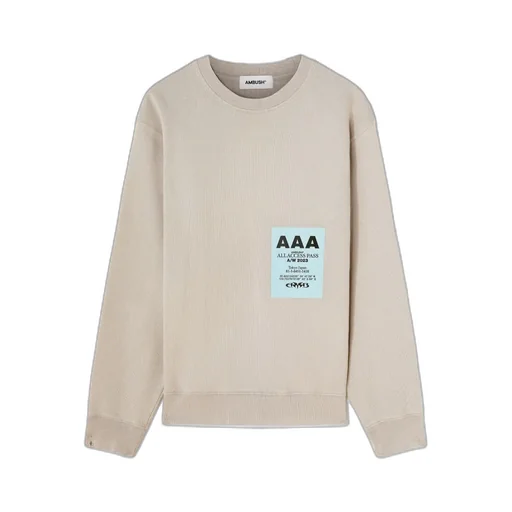 Logo Patch Crewneck Sweatshirt