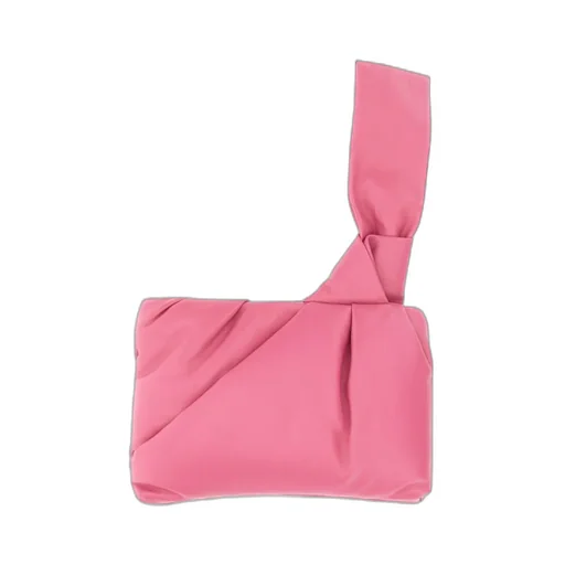 Logo Lettering Wrist Clutch Bag