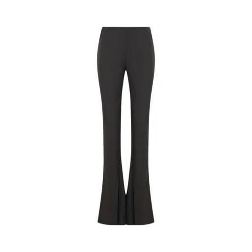 Tailored-Cut Flared Trousers